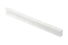 Ручка мебельная алюминиевая GROOVE 160мм/190мм, белый матовый