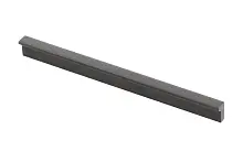Ручка мебельная алюминиевая PILLAR 160мм/190мм, черный матовый